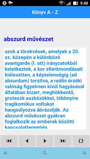Könyv A - Z  -  Könyv kislexikon Screenshot 3