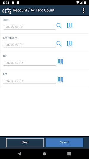 IBM Maximo Cycle Counts Screenshot 2