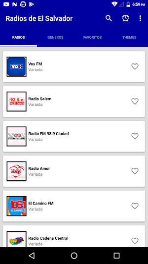 Radios de El Salvador Screenshot 0