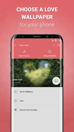 Love Ringtones & Romantic Music Screenshot 2
