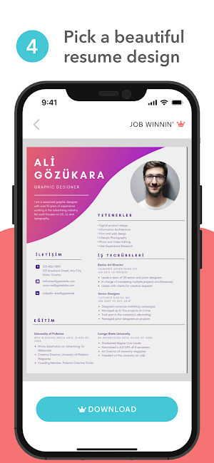 Global Resume Builder CV Maker Screenshot 3