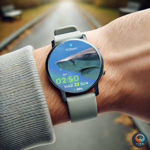 Shark Fin - watch face Screenshot 3