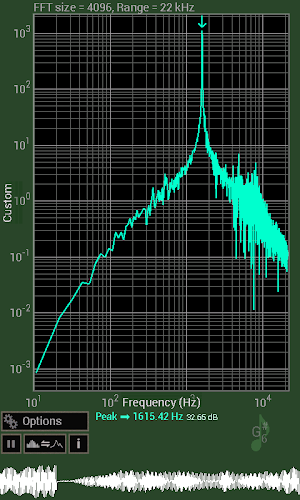 Spectrum Analyser Screenshot 0