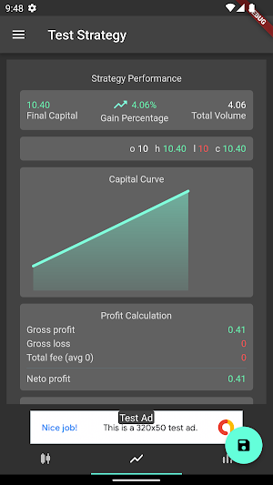 Simple Trading Backtester Screenshot 2