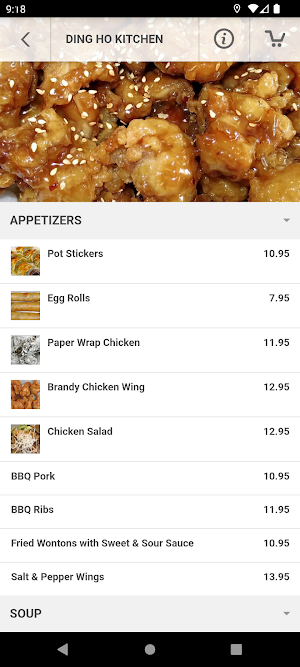 Ding Ho Kitchen Screenshot 2