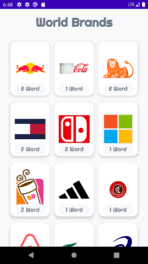 World Brand Logo Test - Quiz Screenshot 2