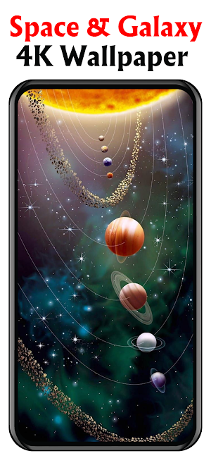 Space & Galaxy Wallpaper HD 4K Screenshot 3