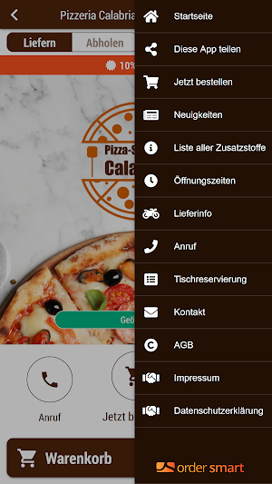 Pizzeria Calabria Screenshot 2