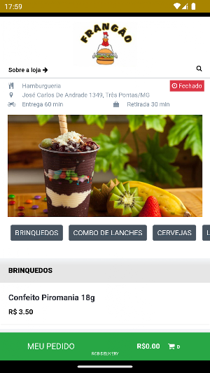 Frangão Lanches Screenshot 0