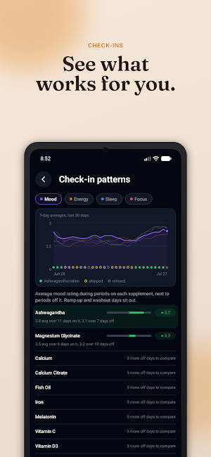Biostacks: Supplement Tracker Screenshot 2