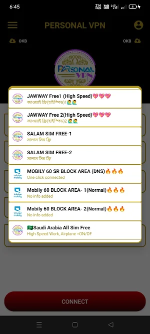 PERSONAL VPN Screenshot 1