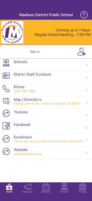 Madison District Public School Screenshot 0
