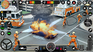 FireFighter Fire Truck Fireman Screenshot 2