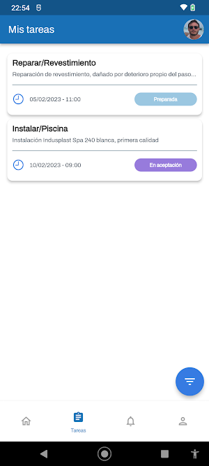 Tu Piscinero - Prestadores Screenshot 2