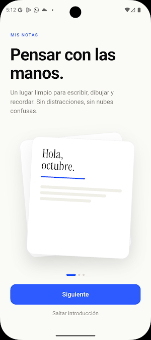Mis notas Screenshot 1