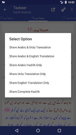 Tazkeer - Hadith Collection - 11 Hadith Books Screenshot 3