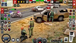City Cop Car Game 3D Screenshot 2