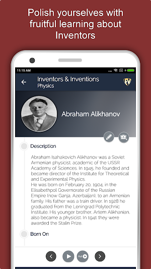 Inventions and Inventors Dictionary : Discoveries Screenshot 3