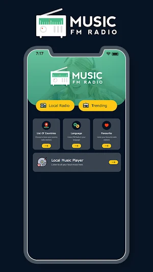 Music Player & Live FM Radio All Country Online FM Screenshot 0