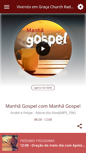 Vivendo em Graça Church Radio Screenshot 0