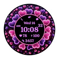 AZ285 Valentine's Watch Face