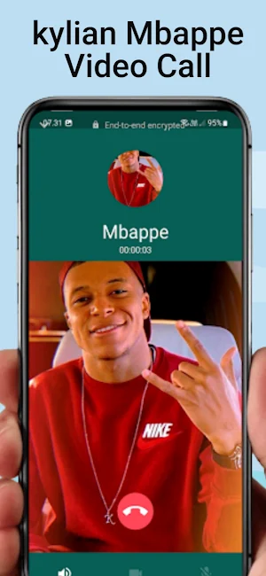 Mbappe Video Call & Chat Screenshot 0