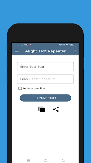 Alight Text Repeater Screenshot 1