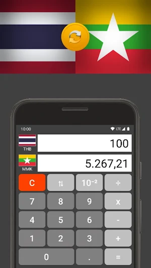 Myanmar Kyat / Thai Baht Screenshot 1