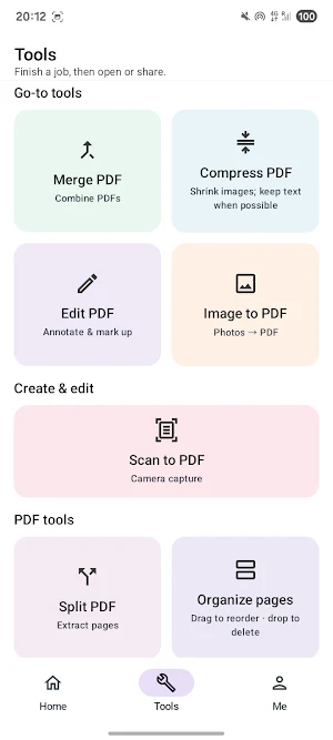 Quick Doc: PDF Tools Screenshot 1