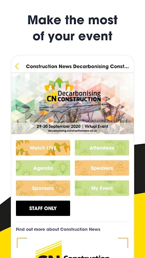 Construction News Events Screenshot 0