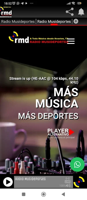 Radio Musideportes Screenshot 0