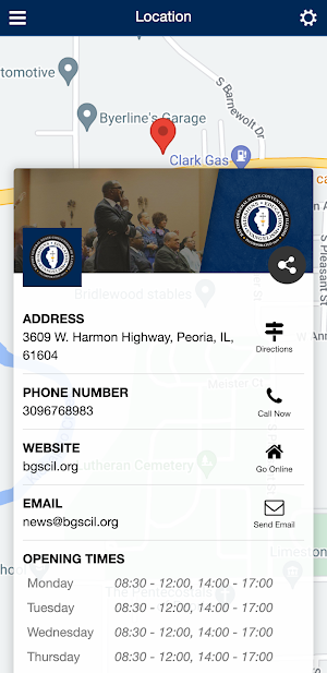 Baptist General State of IL Screenshot 2