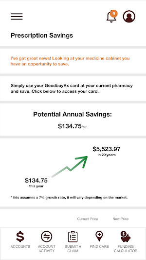 BMA Health Spending Account Screenshot 1