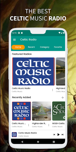 celtic music radio app online Screenshot 0