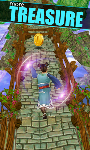 Princess Run Royal Street Chase - Gold Run Game Screenshot 2