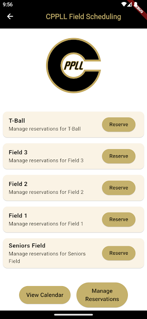 CPPLL - Field Scheduler Screenshot 1