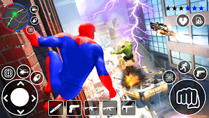 Spider Rope Hero Spider Game X Screenshot 1