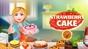 Hazel & Mom's Recipes - Strawberry Cake Screenshot 0