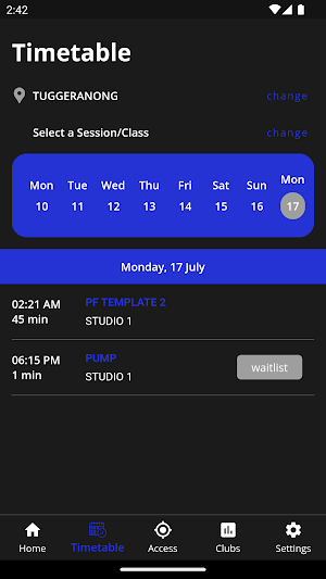 Plus Fitness Member ID Screenshot 1