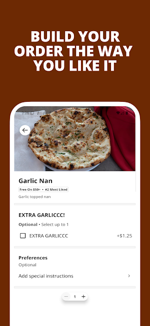 Guru India Restaurant Screenshot 1