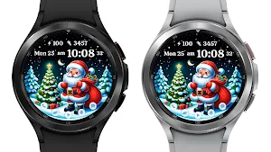 AZ279 Santa Claus Watch Face Screenshot 3