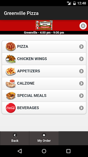 Greenville Pizza Screenshot 0