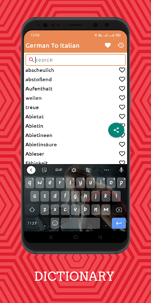 German To Italian Dictionary Offline Screenshot 1