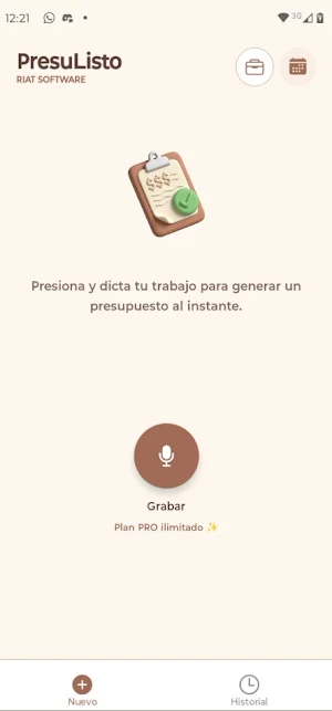 PresuListo Screenshot 2