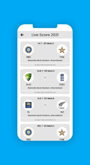 T20 world cup - Live Cricket Score Screenshot 1