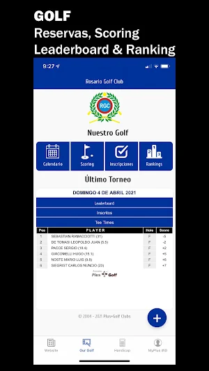 Rosario Golf Club Screenshot 2