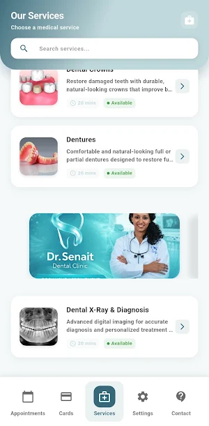 Dr. Senait Dental Clinic Screenshot 0