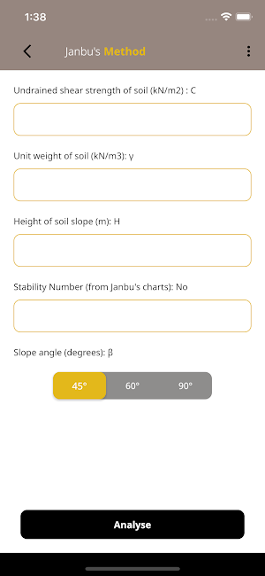 Flexislope Soil Slope Analysis Screenshot 1