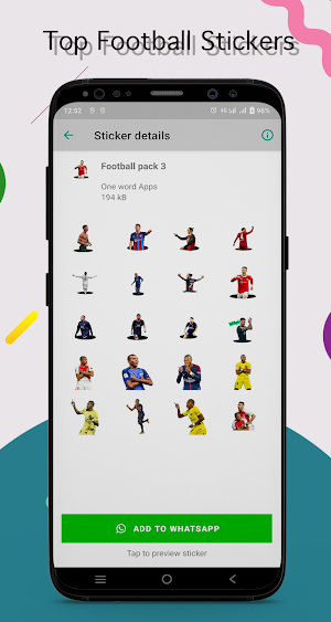 Football Stickers for WhatsApp Screenshot 1