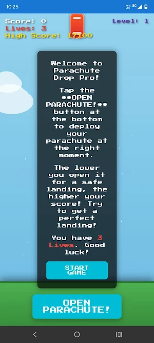 Parachute Drop Pro Screenshot 0